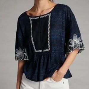 Blue shirt from Anthropologie size small